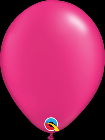 11" ROUND PEARL MAGENTA QUALATEX PLAIN LATEX